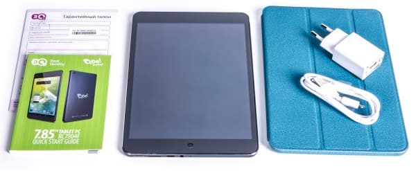 Комплектация планшета 3Q Glaze RC7804F