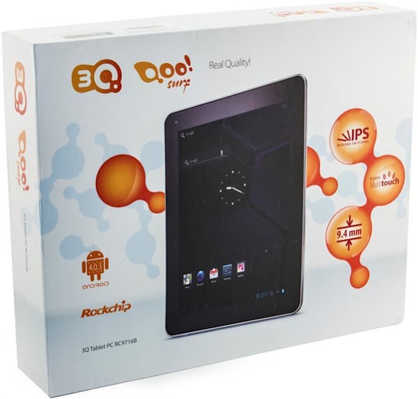Коробка планшета 3Q Surf RC9716B