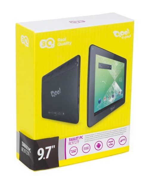 Коробка планшета 3Q RC9727F