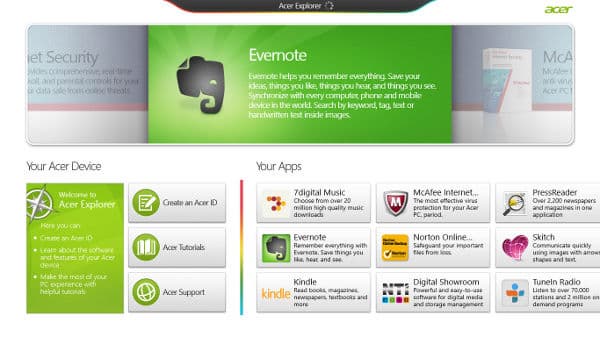 Windows 8 на планшете Acer Iconia Tab W510