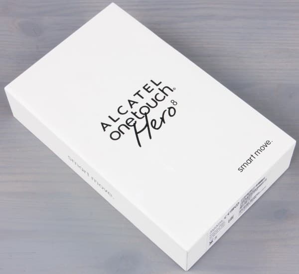 Коробка планшета Alcatel OneTouch Hero 8