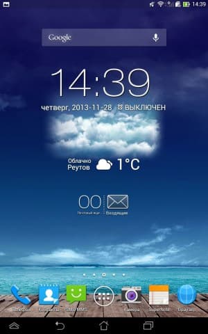 Операционная система Asus Fonepad 7 (2013)