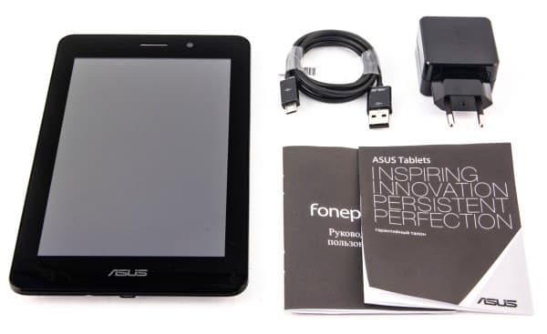 Комплектация планшета ASUS Fonepad