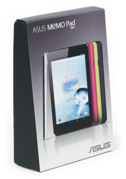Коробка планшета ASUS Memo Pad HD 7