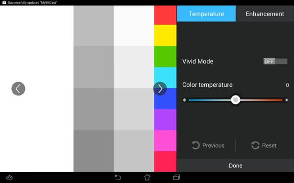 Обзор планшета Asus Transformer Pad. Тестирование дисплея