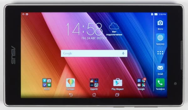 Дизайн планшета Asus Zenpad C 7.0 (Z170CG)
