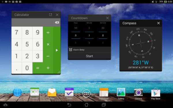 Скриншот Asus Transformer Pad Infinity