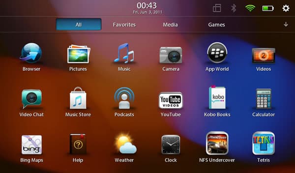 планшет RIM BlackBerry PlayBook
