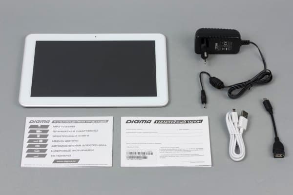 Комплектация планшета Digma Plane 10.1 3G