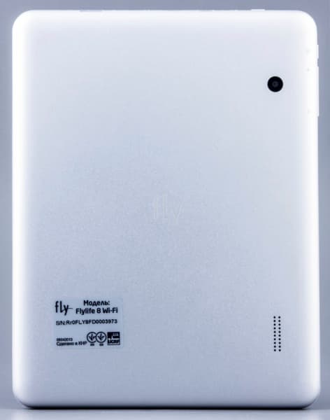 Дизайн планшета Fly Flylife 8