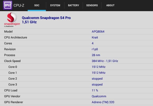 Скриншот Google Nexus 7 второго поколения