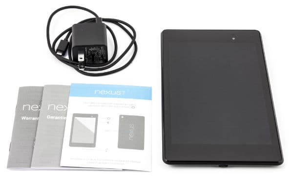 Комплектация Google Nexus 7 второго поколения