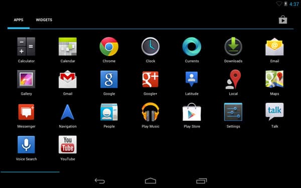 Скриншот Google Nexus 7