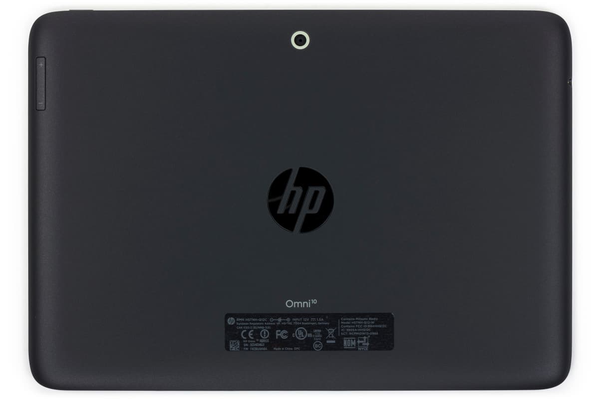 Внешний вид планшета HP Omni 10