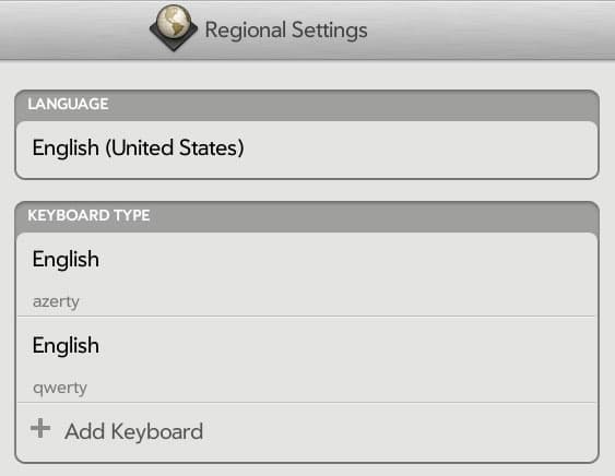 Добавление русской раскладки клавиатуры на планшете HP TouchPad