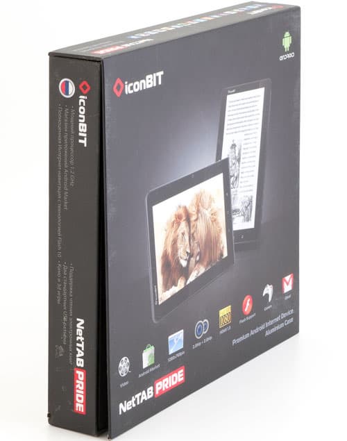 Коробка планшета iconBIT NetTAB Pride
