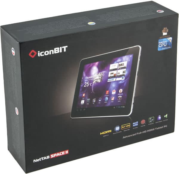 Коробка планшета iconBIT NetTAB Space II