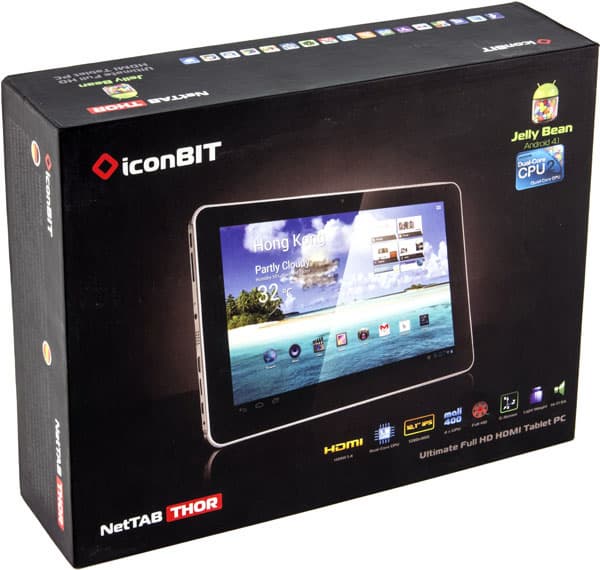 Коробка планшета iconBIT NetTAB Thor