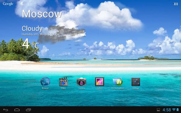 Android 4.1 на планшете iconBIT NetTAB Thor