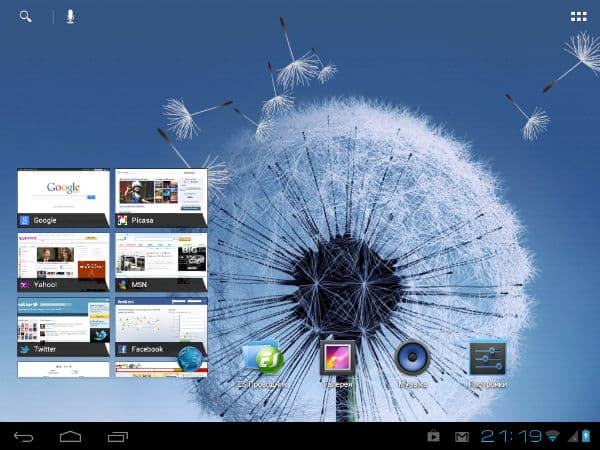 Android 4.0 на планшете iRu Pad Master E9701G