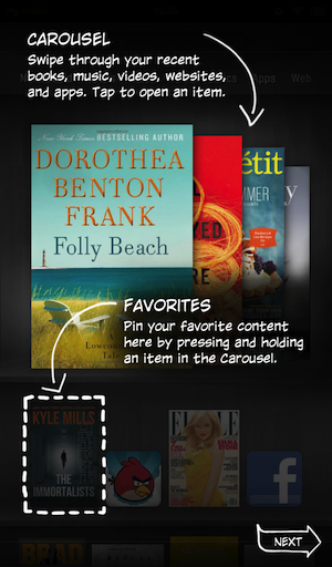 Скриншот Kindle Fire