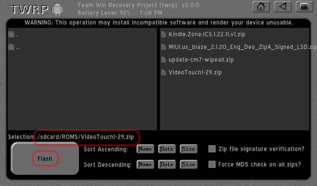 Скриншот Kindle Fire