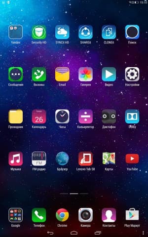 Операционная система Acer Lenovo Tab S8-50LC