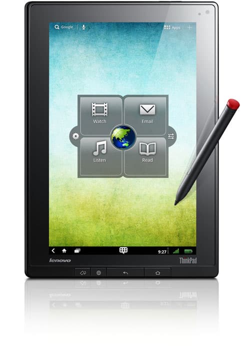 Внешний вид планшета Lenovo ThinkPad Tablet