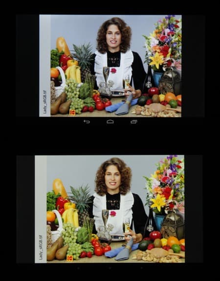 Обзор планшета Megafon Login 3. Тестирование дисплея