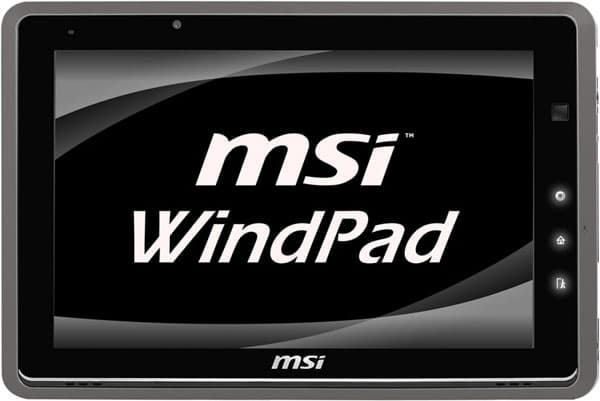 Внешний вид планшета MSI WindPad 110W