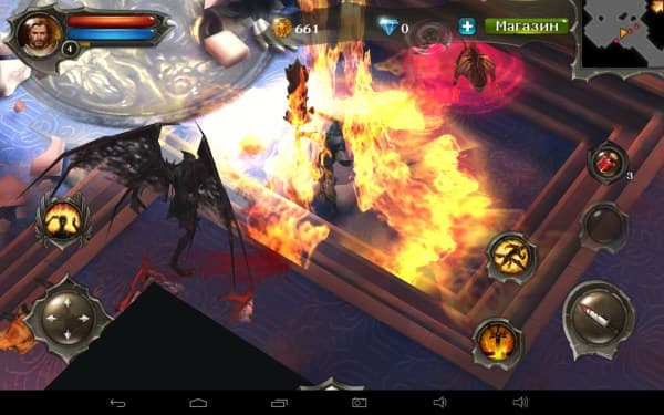 Игра Dungeon Hunter 4 на планшете Pipo Max-M7 Pro