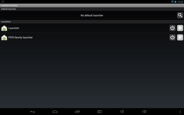 Launcher Switcher на планшете Pipo Max-M7 Pro