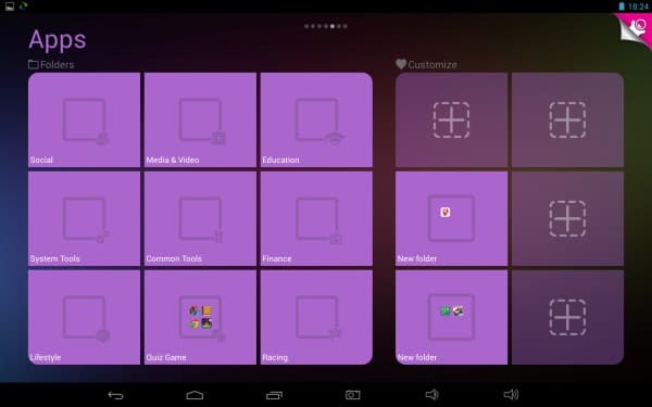 Pipo Family Launcher на планшете Pipo Max-M7 Pro