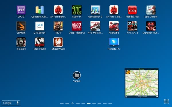 Операционная система планшета Samsung Galaxy Note Pro 12.2