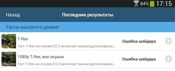 Производительность Samsung Galaxy Tab 3 Lite