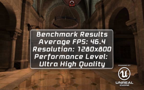 Скриншот Epic Citadel, снятый на Samsung Galaxy Tab S 8.4