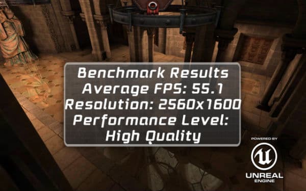 Скриншот Epic Citadel, снятый на Toshiba Excite Write