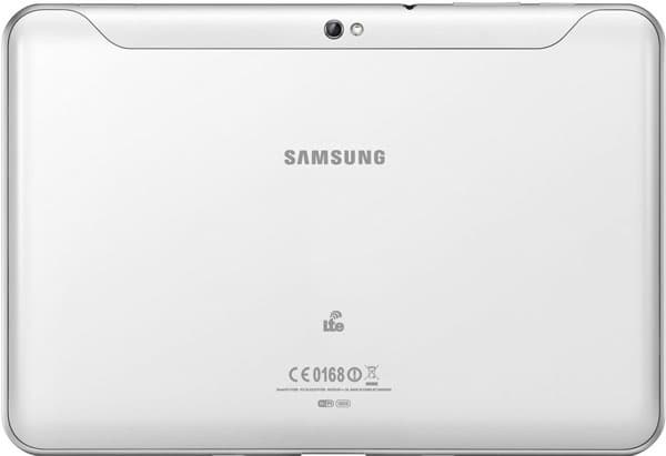 Задняя сторона планшета Samsung Galaxy Tab 8.9 LTE