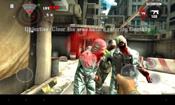 Игра Dead Trigger на планшете Senkatel Smartbook 6