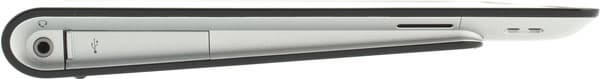 Левая грань планшета Sony Tablet S