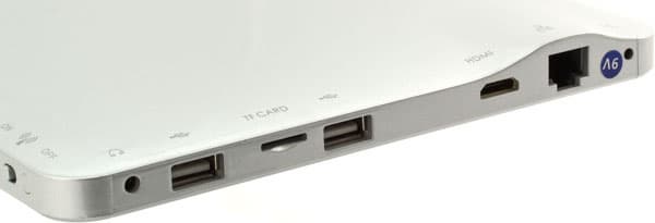 Разъемы планшета FlyTouch 3 SuperPad 2