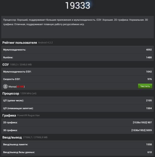 Операционная система планшета Teclast P98 3G