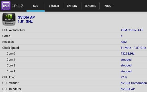 Скриншот Toshiba Excite Write