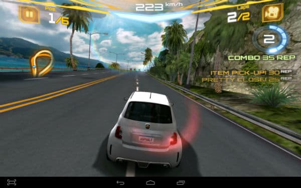 Скриншот игры, снятый на Toshiba Excite Write