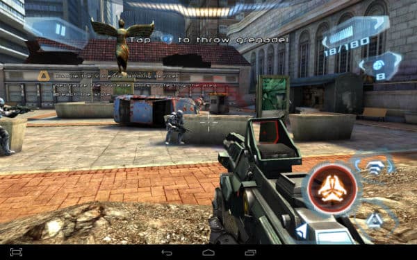 Скриншот игры, снятый на Toshiba Excite Write