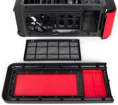 Фронтальные вентиляторы и фильтр AeroCool DS 200