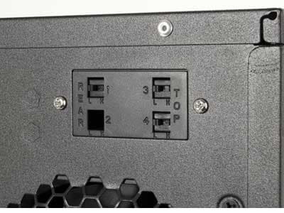 Корпус Antec P280, переключатели скорости вентиляторов