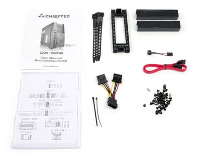 Корпус Chieftec DX-02B, комплектация
