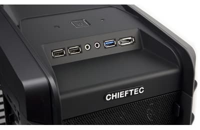 Корпус Chieftec DX-02B, лицевая панель