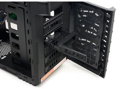 Корпус Chieftec DX-02B, установка дисков